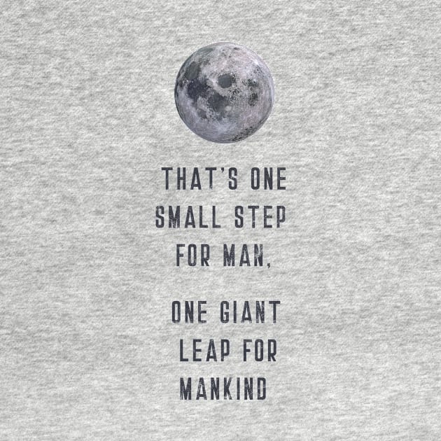 Moon Landing Quote (v4) by bluerockproducts